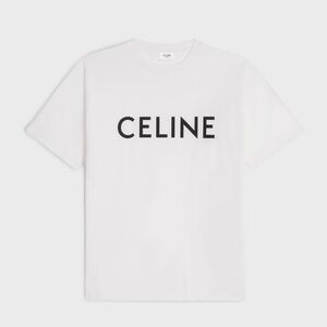 NWT Authentic CELINE Loose T-SHIRT in Cotton Jersey